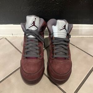 NEW Air Jordan 5 Retro SE 'Burgundy' GRADE B FN4233-600 GS Size 5.5Y